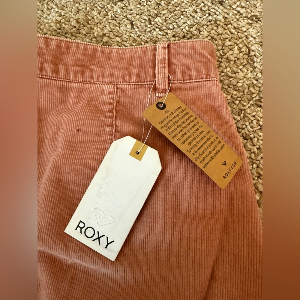 Roxy button down corduroy skirt pink - Picture 3 of 8